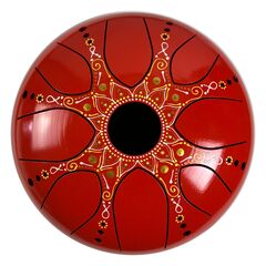 Painted Chakra Drum – Sun Mandala