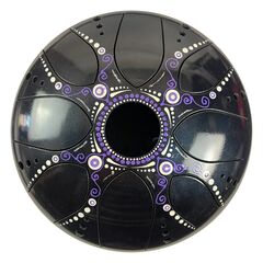 Painted Chakra Drum – Lavender Night