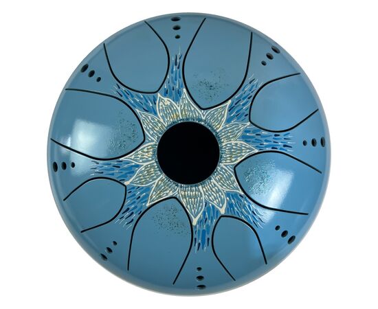 Painted Chakra Drum – Heavenly Lace