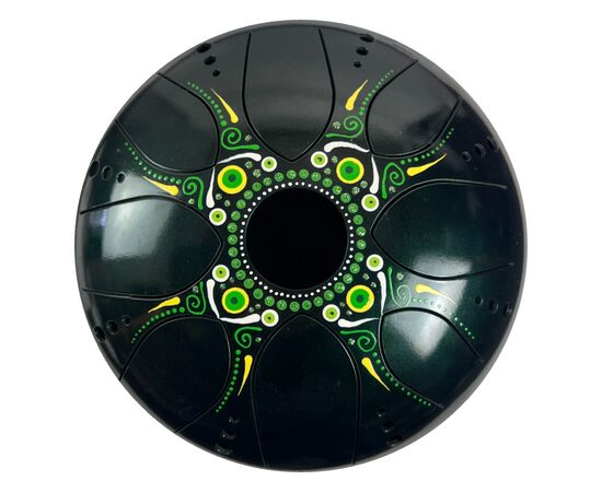 Painted Chakra Drum – Forest Mandala