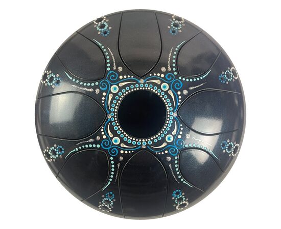 Painted Chakra Drum – Midnight Lagoon