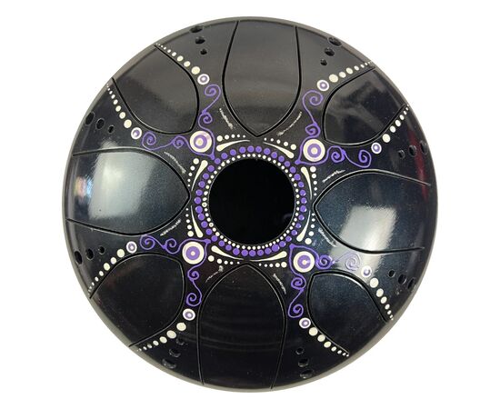 Painted Chakra Drum – Lavender Night